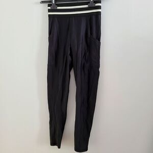 Aerie 7/8 Black Workout Leggings Sz M